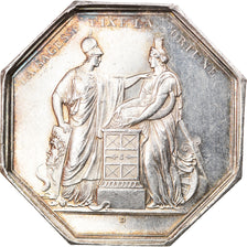 France, Token, Savings Bank, Banque de France, Dumarest, MS(60-62), Silver