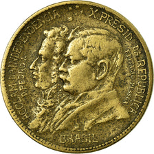 Coin, Brazil, 1000 Reis, 1922, VF(20-25), Aluminum-Bronze, KM:522.1
