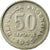 Coin, Argentina, 50 Centavos, 1955, EF(40-45), Nickel Clad Steel, KM:49
