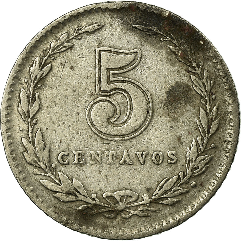 Coin, Argentina, 5 Centavos, 1926, VF(30-35), Copper-nickel, KM:34