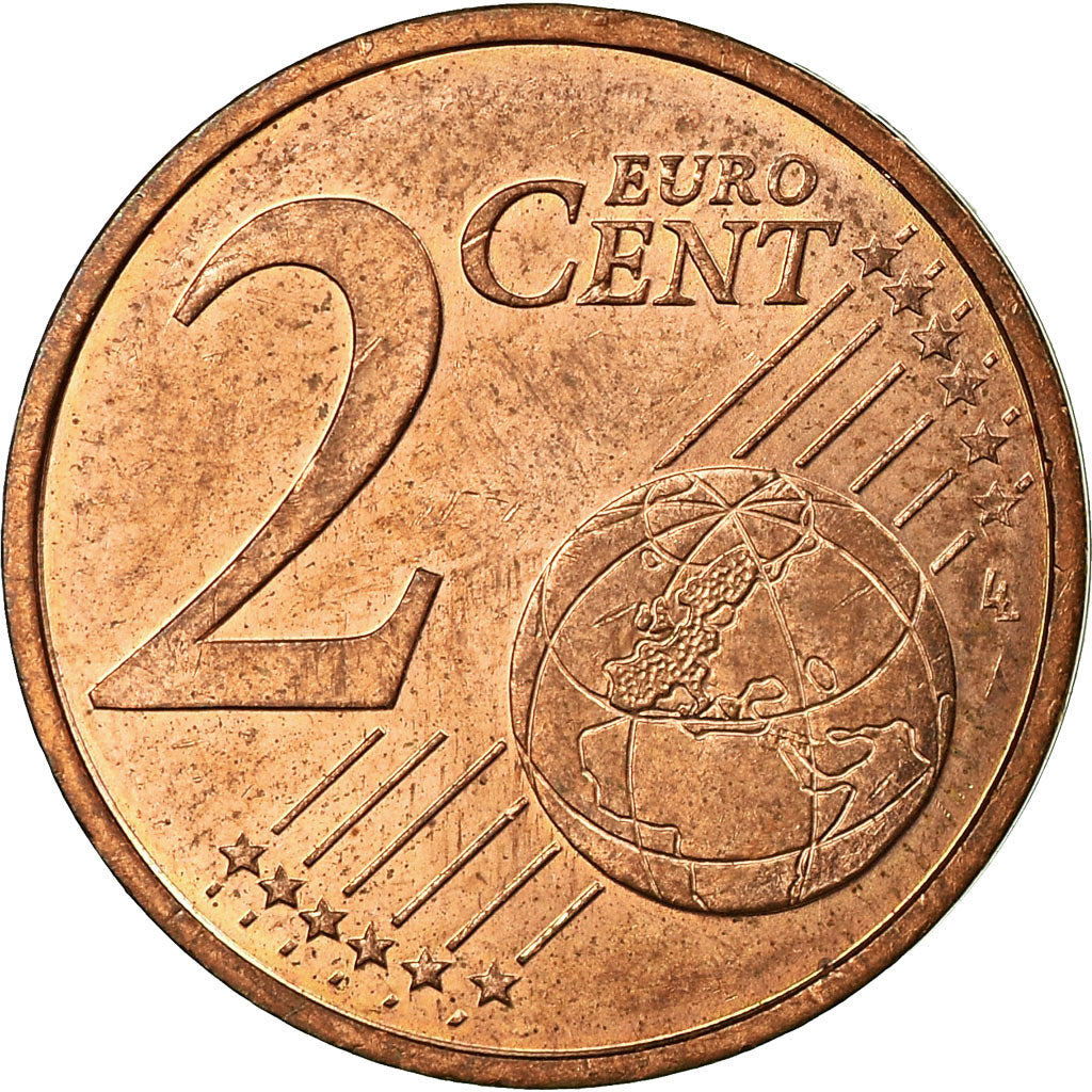 Monaco, 2 Euro Cent, 2001, SPL-, Acciaio placcato rame, KM:168