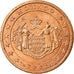Monaco, 2 Euro Cent, 2001, SPL-, Acciaio placcato rame, KM:168