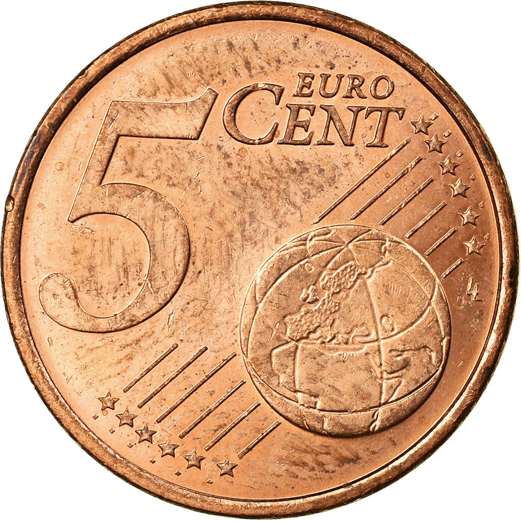 Monaco, 5 Euro Cent, 2001, AU(55-58), Copper Plated Steel, KM:169