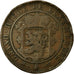 Coin, Luxembourg, William III, 10 Centimes, 1870, Utrecht, VF(30-35), Bronze
