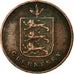 Coin, Guernsey, Double, 1830, Heaton, VF(30-35), Copper, KM:1