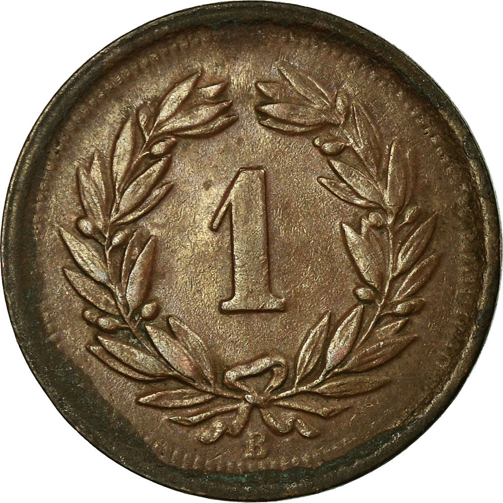 Coin, Switzerland, Rappen, 1908, Bern, EF(40-45), Bronze, KM:3.2