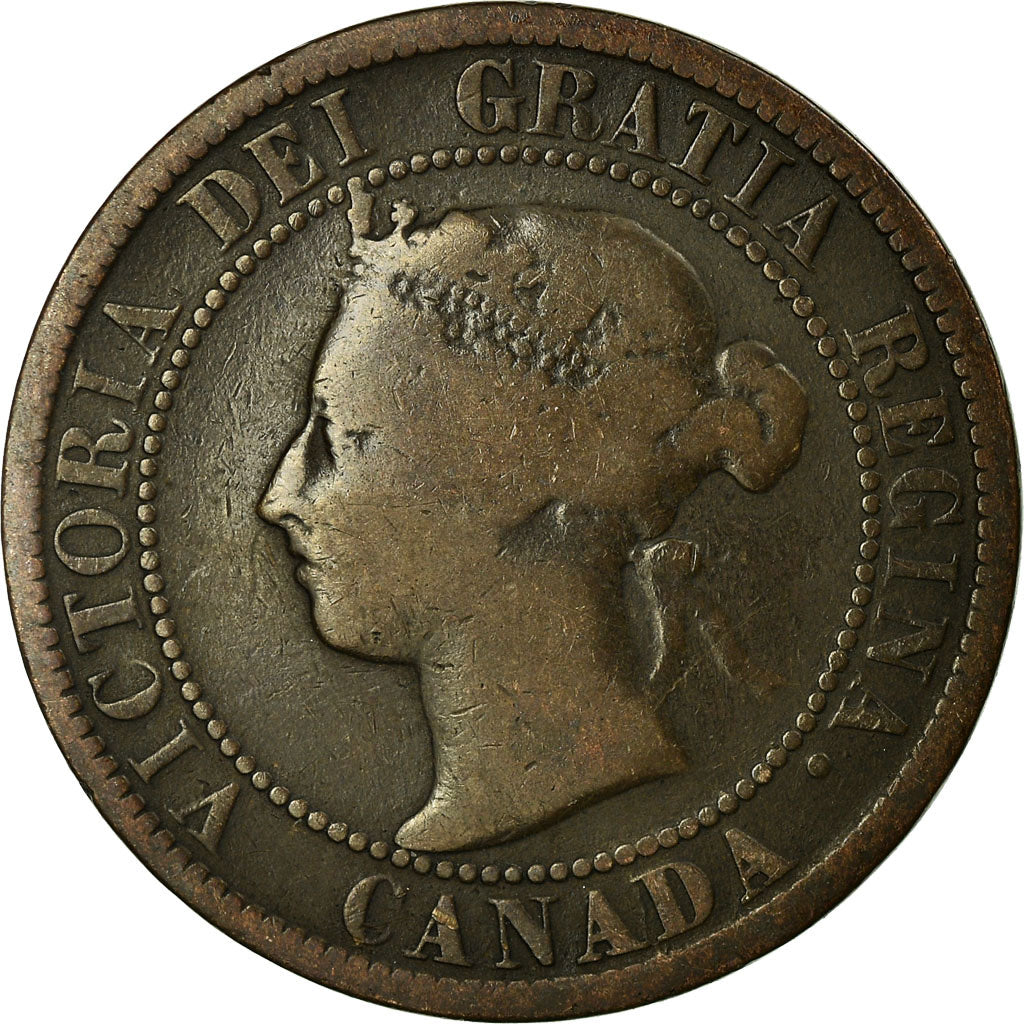 Coin, Canada, Victoria, Cent, 1896, Royal Canadian Mint, Ottawa, VF(20-25)