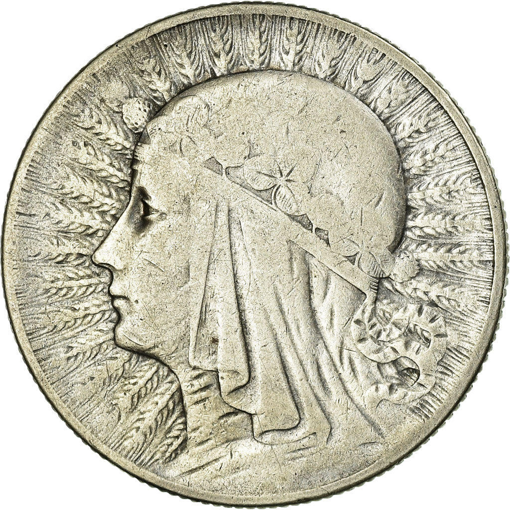Coin, Poland, 5 Zlotych, 1933, Warsaw, VF(30-35), Silver, KM:21