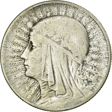Coin, Poland, 5 Zlotych, 1933, Warsaw, VF(30-35), Silver, KM:21