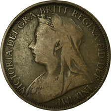 Coin, Great Britain, Victoria, Penny, 1896, VF(20-25), Bronze, KM:790
