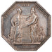 France, Bank, Token, AU(55-58), Silver, 24.65