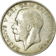 Coin, Great Britain, George V, 1/2 Crown, 1920, VF(30-35), Silver, KM:818.1a