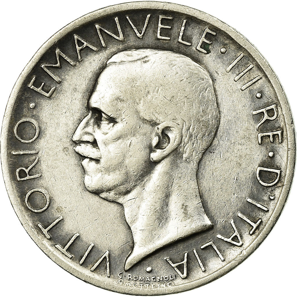Münze, Italien, Vittorio Emanuele III, 5 Lire, 1929, Rome, S+, Silber, KM:67.1