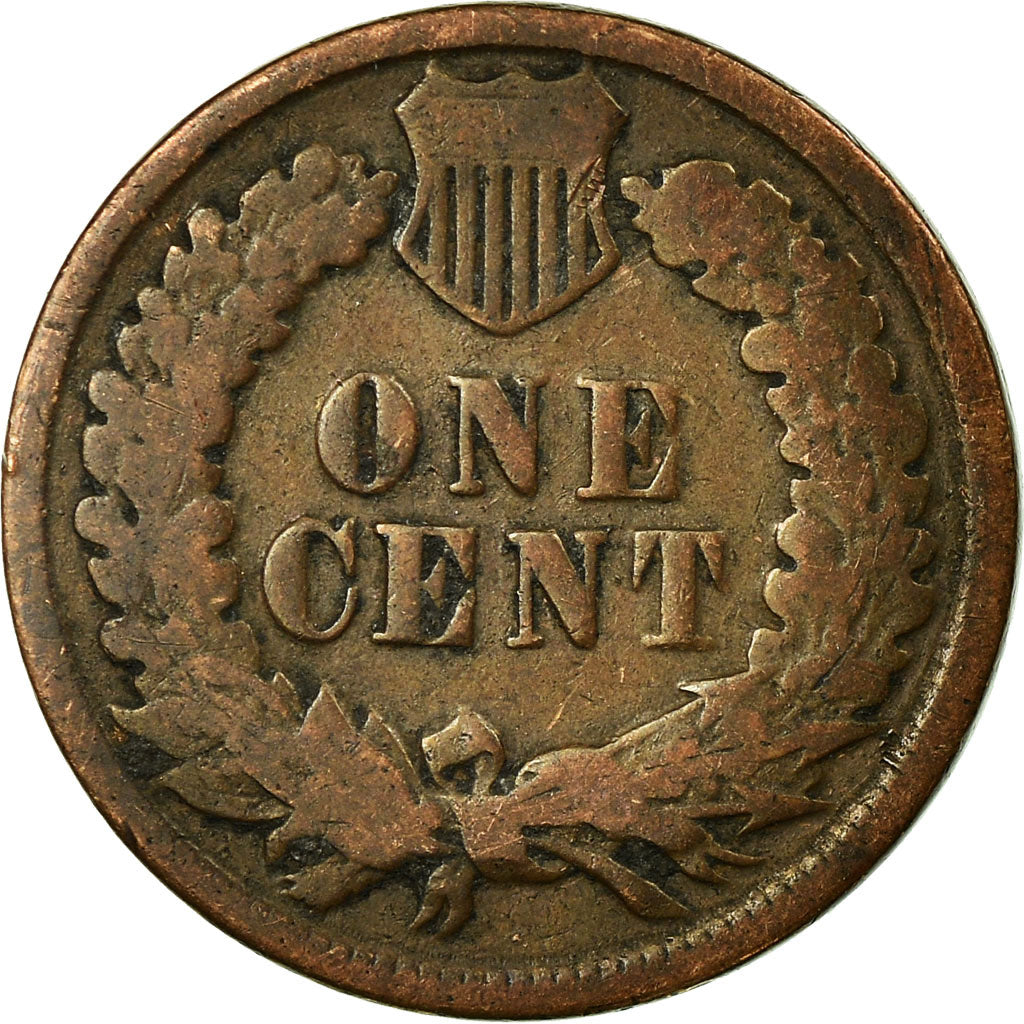 Coin, United States, Indian Head Cent, Cent, 1882, U.S. Mint, Philadelphia