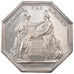 France, Bank, Token, AU(55-58), Silver, 26.34