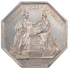 France, Bank, Token, AU(55-58), Silver, 24.70