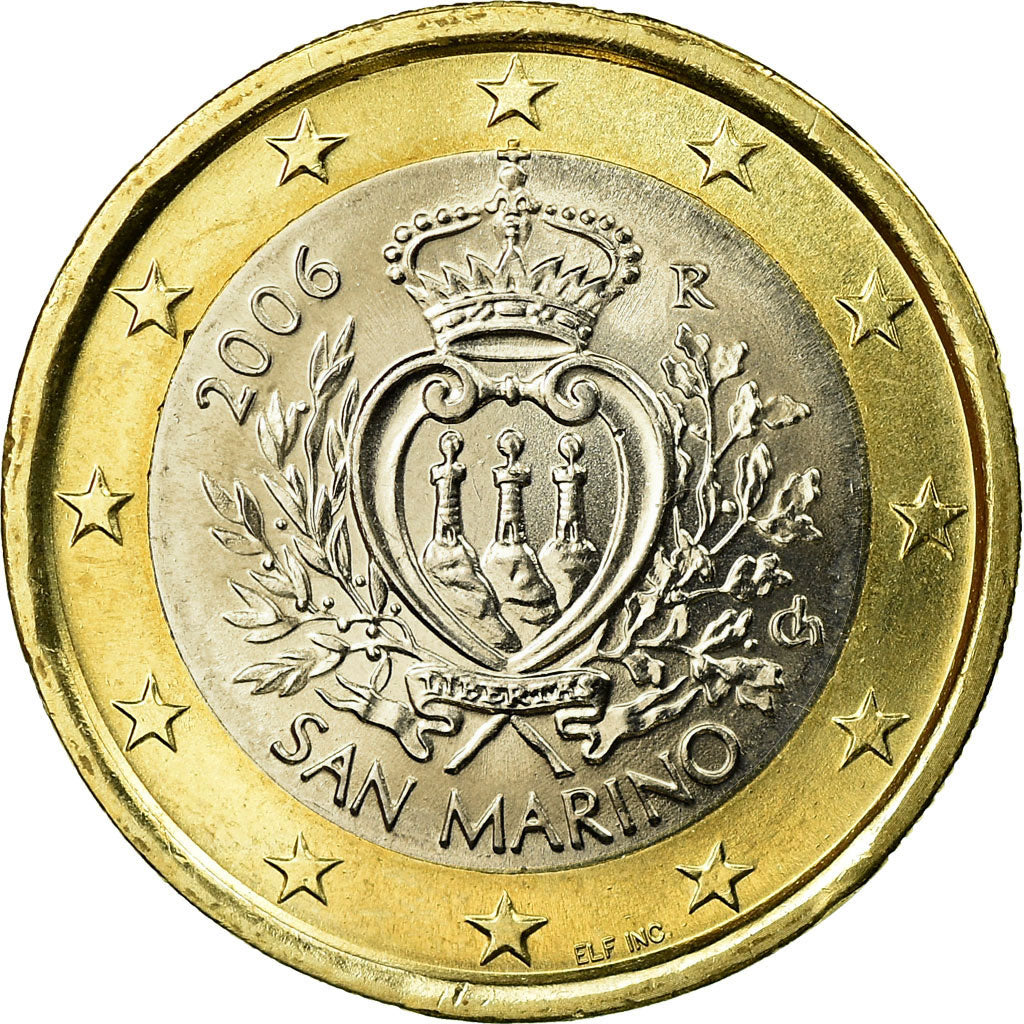 San Marino, Euro, 2006, SPL, Bi-metallico, KM:446