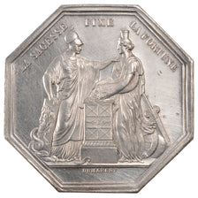 France, Bank, Token, AU(55-58), Silver, 26.30