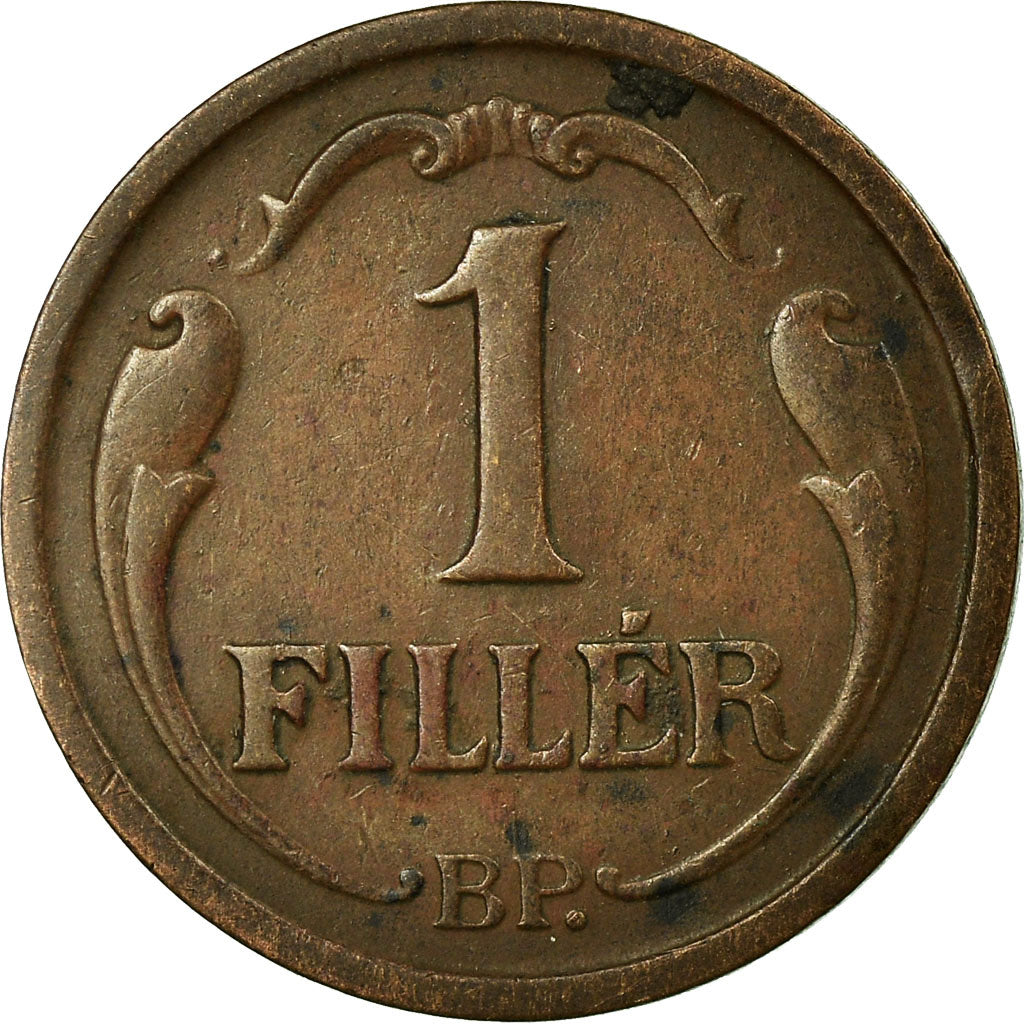 Coin, Hungary, Filler, 1936, Budapest, VF(30-35), Bronze, KM:505