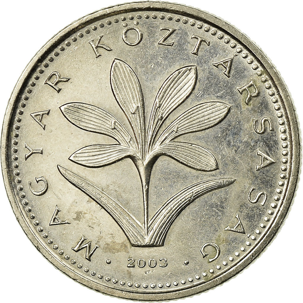 Moneta, Ungheria, 2 Forint, 2003, Budapest, BB, Rame-nichel, KM:693