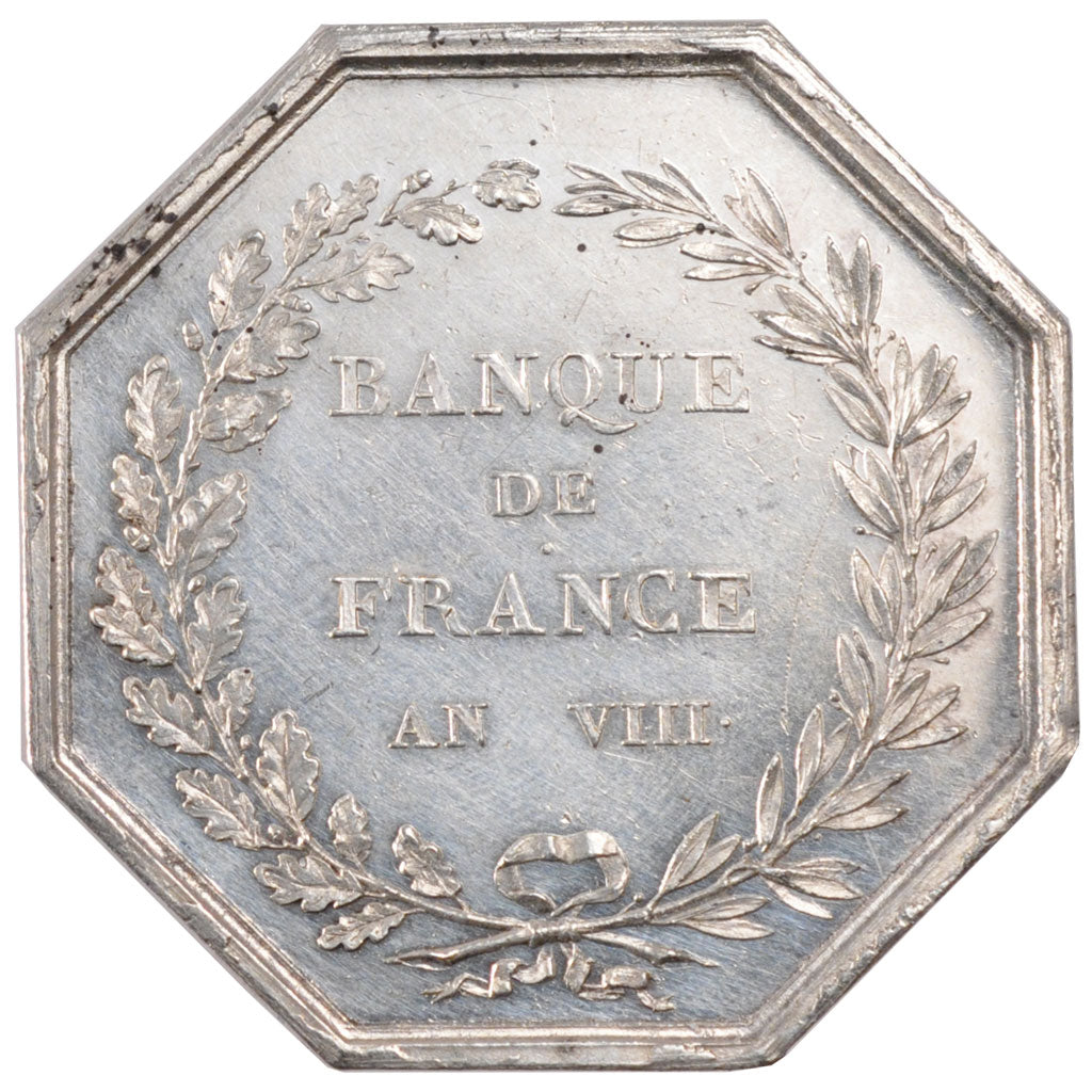 France, Bank, Token, AU(55-58), Silver, 23.70