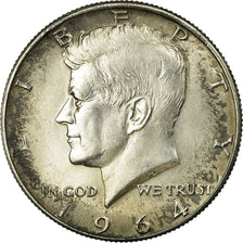 Coin, United States, Kennedy Half Dollar, Half Dollar, 1964, U.S. Mint