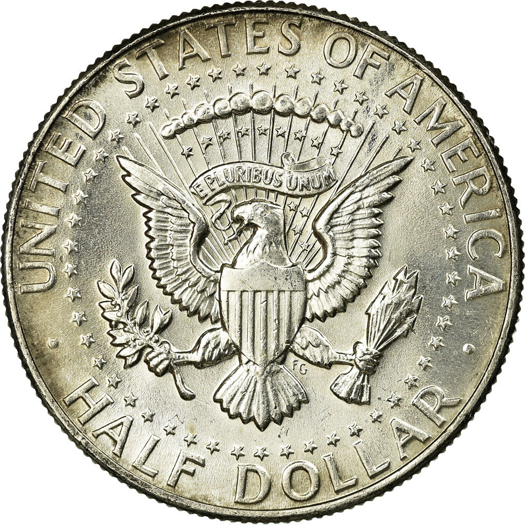 Coin, United States, Kennedy Half Dollar, Half Dollar, 1964, U.S. Mint