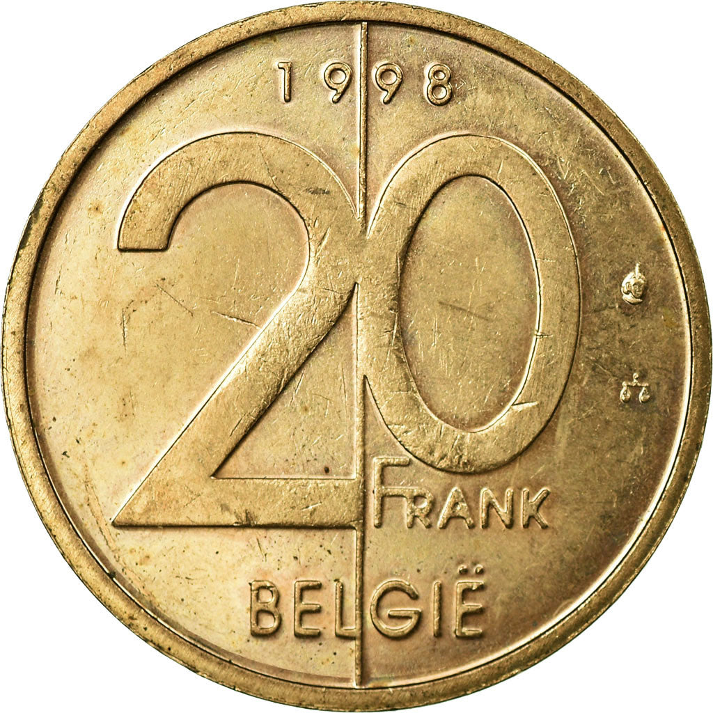 Coin, Belgium, Albert II, 20 Francs, 20 Frank, 1998, Brussels, EF(40-45)