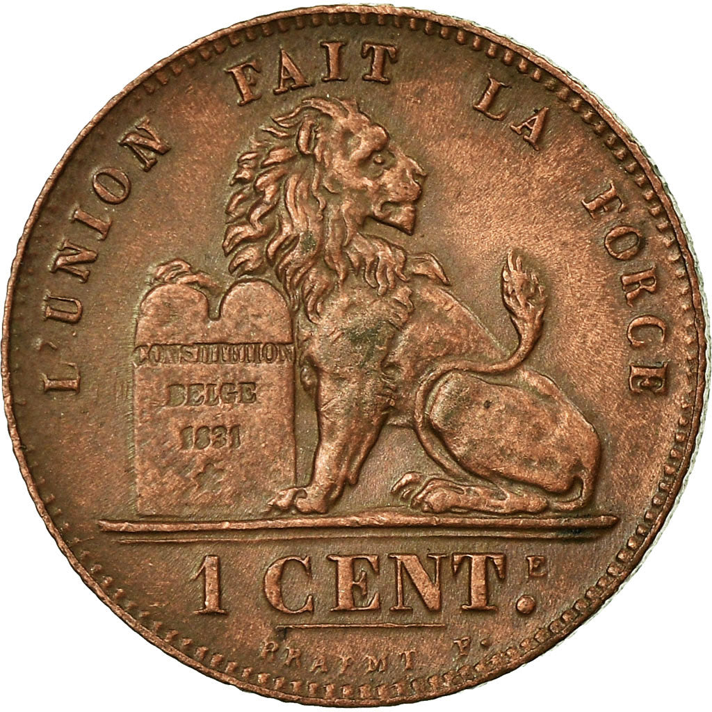 Münze, Belgien, Leopold II, Centime, 1902, S+, Kupfer, KM:33.1