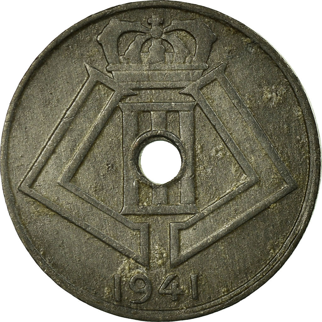 Moneta, Belgio, 5 Centimes, 1941, MB+, Zinco, KM:123