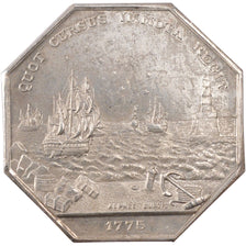 France, Chamber of Commerce, Token, 1775, MS(60-62), Silver, 19.44