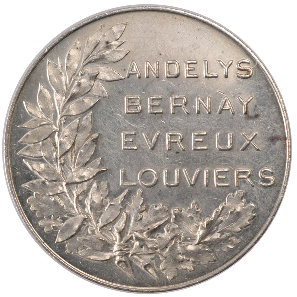 France, Chamber of Commerce, Token, 1889, MS(63), Silver, 22.94