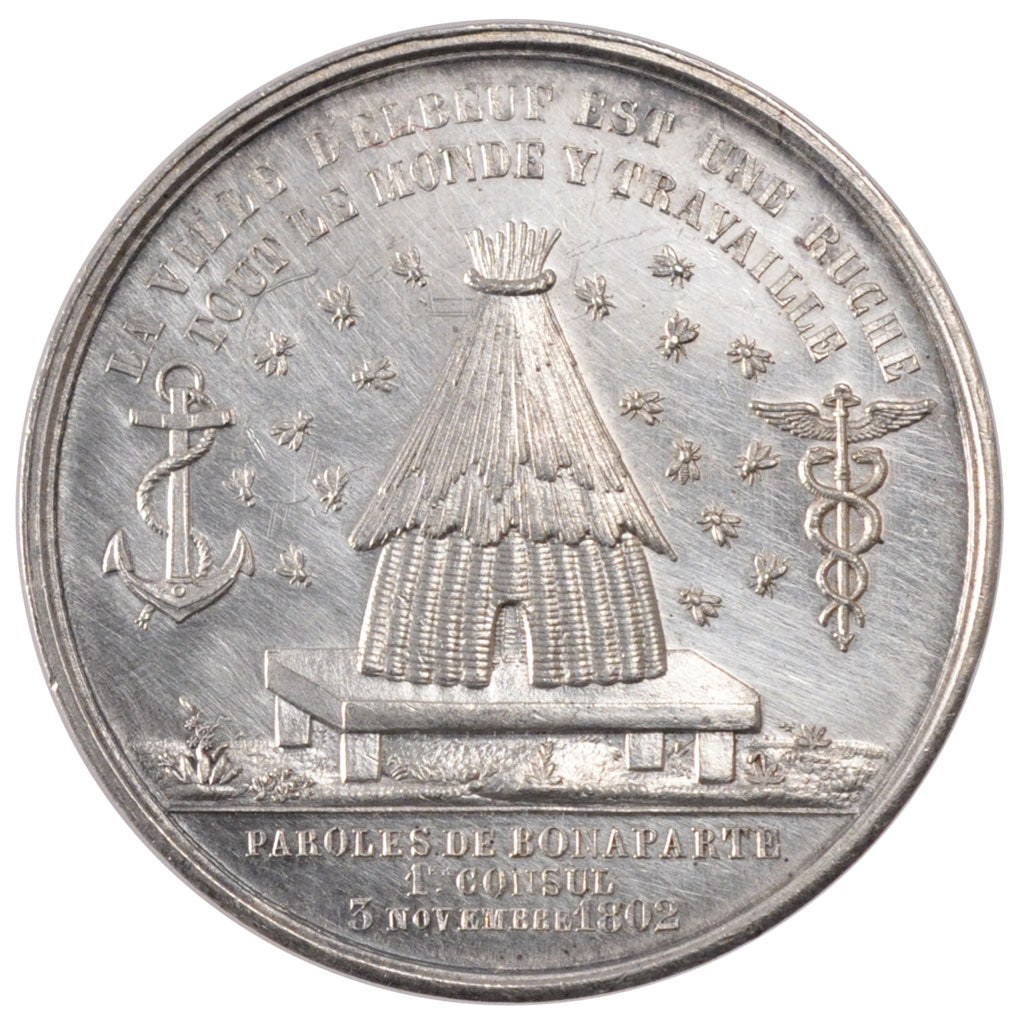 France, Chamber of Commerce, Token, MS(60-62), Silver, 14.23