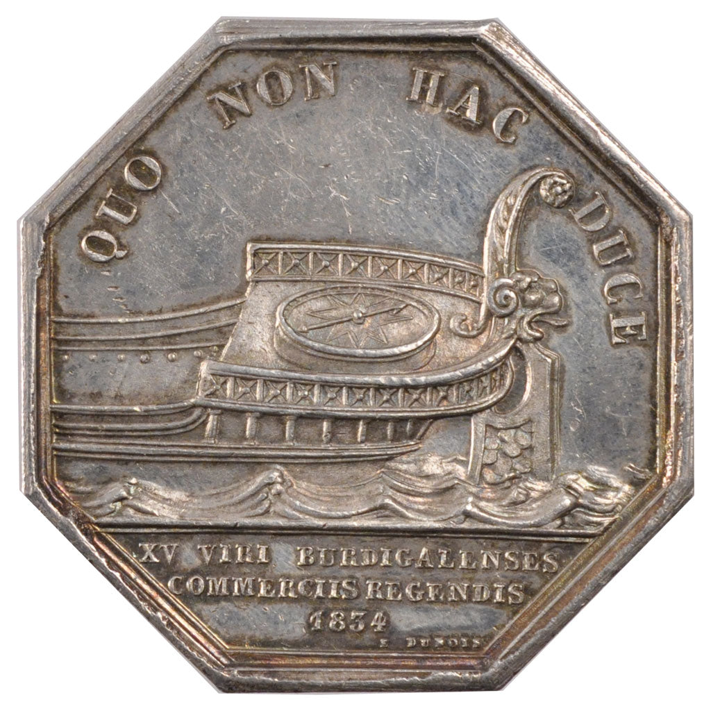 France, Chamber of Commerce, Token, MS(60-62), Silver, 19.54