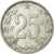 Moneda, Checoslovaquia, 25 Haleru, 1963, MBC, Aluminio, KM:54