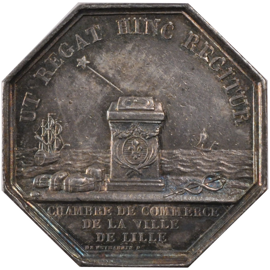 France, Chamber of Commerce, Token, MS(60-62), Silver, 13.15