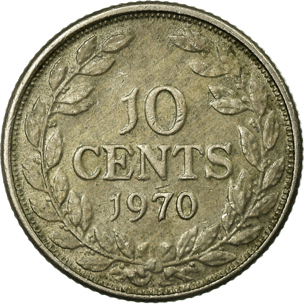 Coin, Liberia, 10 Cents, 1970, EF(40-45), Copper-nickel, KM:15a.2