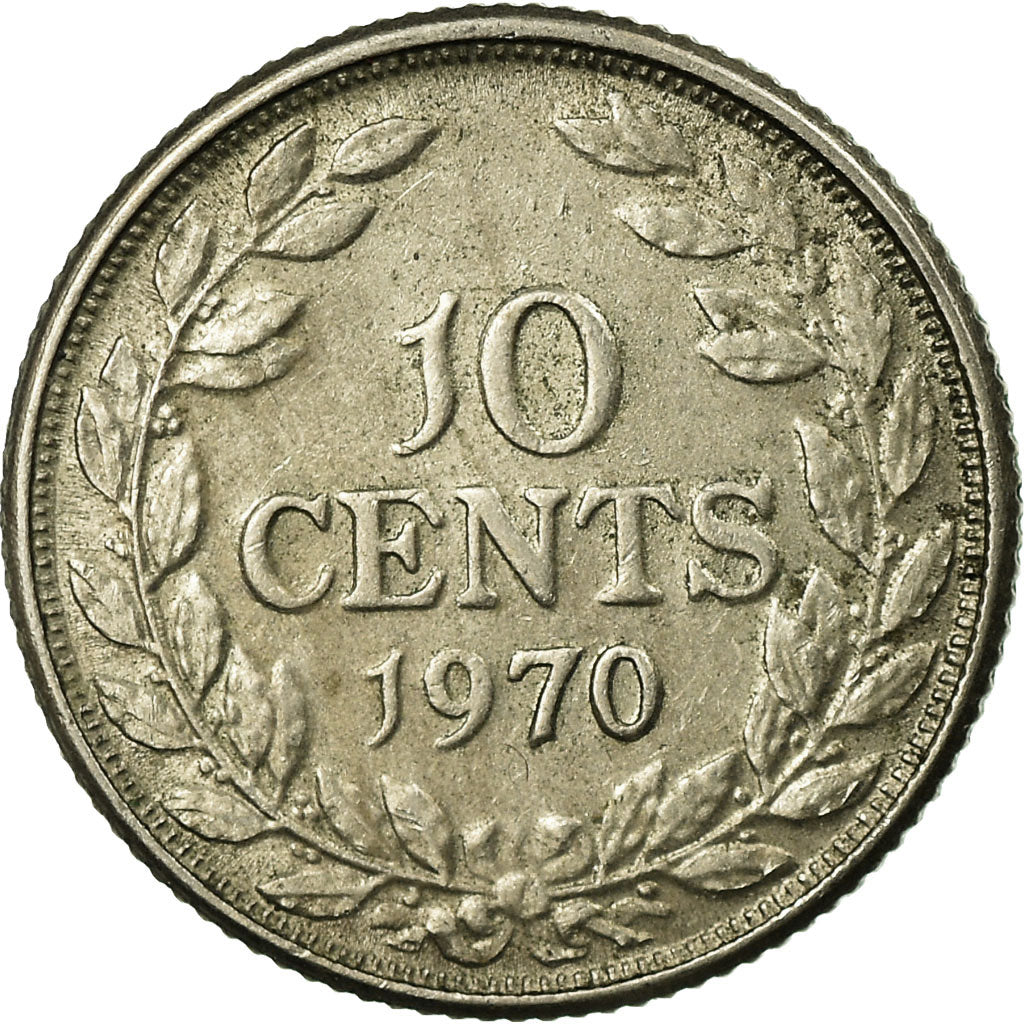 Coin, Liberia, 10 Cents, 1970, EF(40-45), Copper-nickel, KM:15a.2