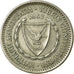 Coin, Cyprus, 25 Mils, 1963, EF(40-45), Copper-nickel, KM:40
