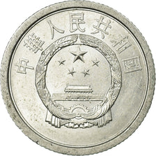 Monnaie, CHINA, PEOPLE'S REPUBLIC, Fen, 1964, TTB, Aluminium, KM:1