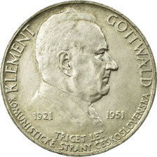 Coin, Czechoslovakia, 100 Korun, 1951, EF(40-45), Silver, KM:33