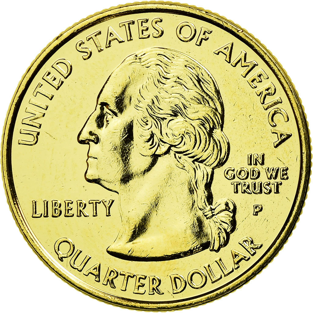 Munten, Verenigde Staten, Virginia, Quarter, 2000, golden, PR, Copper-nickel