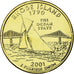 Coin, United States, Rhode Island, Quarter, 2001, golden, AU(55-58)