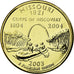 Moneda, Estados Unidos, Missouri, Quarter, 2003, golden, EBC, Cobre - níquel