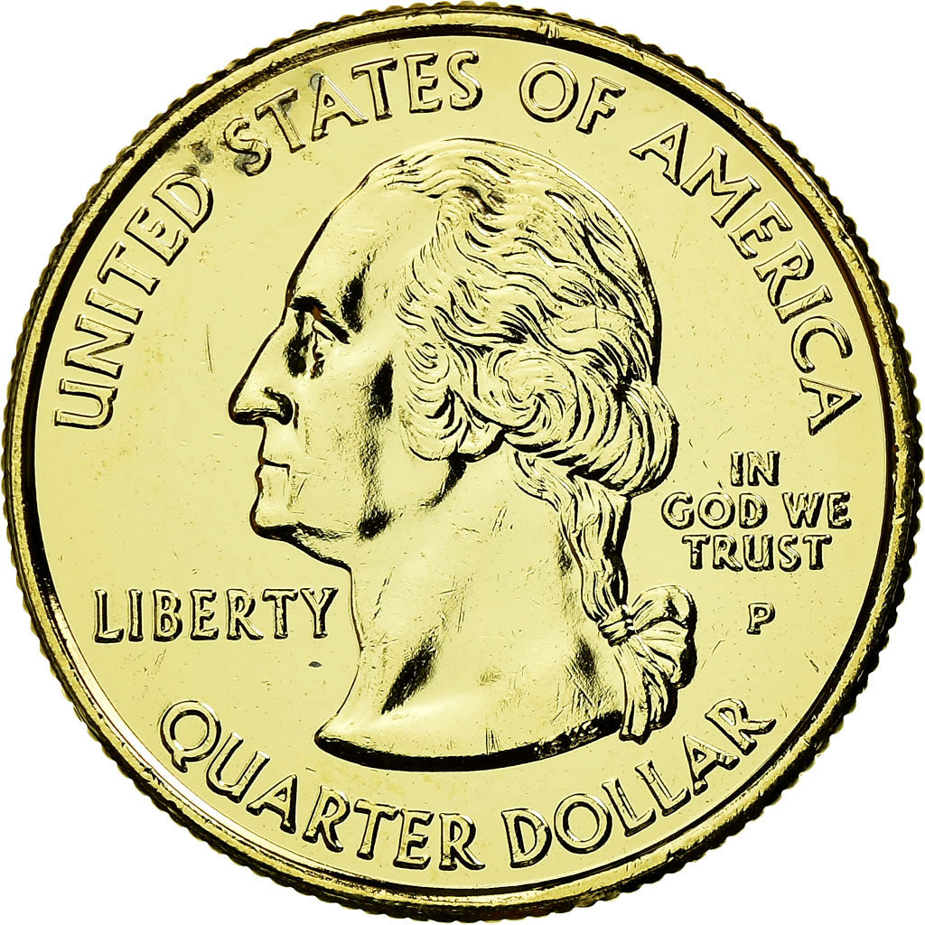 Coin, United States, Florida, Quarter, 2004, golden, AU(55-58), Copper-nickel