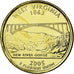 Coin, United States, West Virginia, Quarter, 2005, golden, AU(55-58)