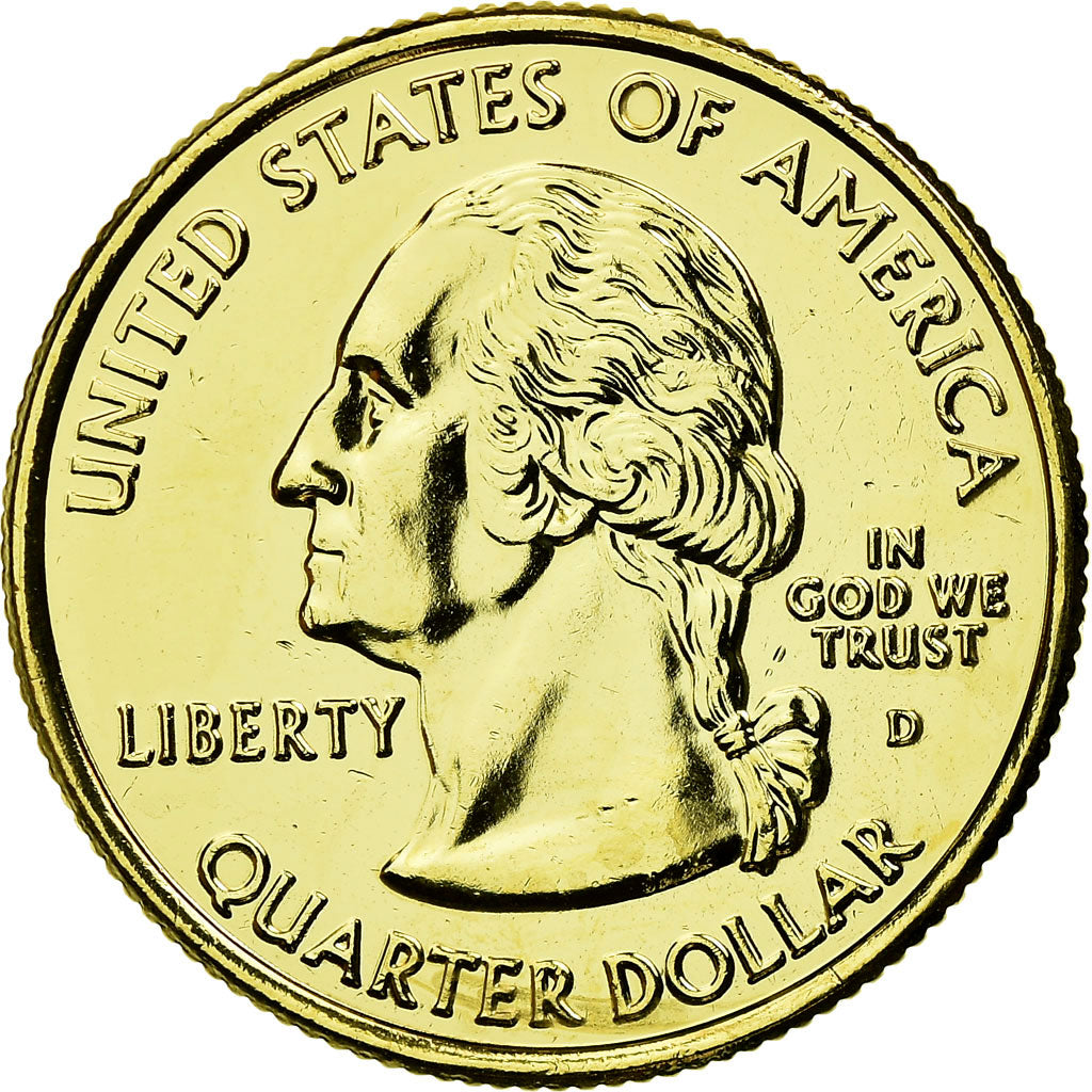Coin, United States, West Virginia, Quarter, 2005, golden, AU(55-58)