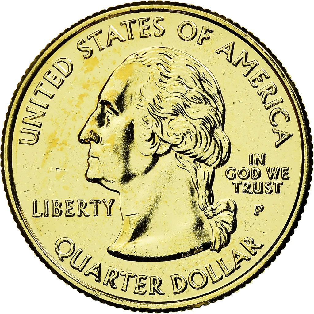 Moneta, USA, Nevada, Quarter, 2006, golden, AU(55-58), Miedź-Nikiel