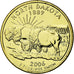 Monnaie, États-Unis, North Dakota, Quarter, 2006, golden, SUP, Copper-nickel