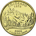 Münze, Vereinigte Staaten, Colorado, Quarter, 2006, golden, VZ, Copper-nickel